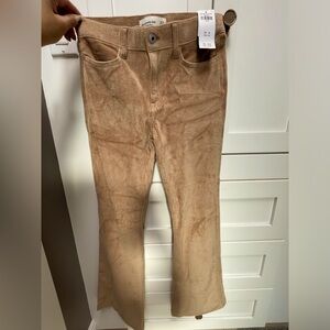 Girls High Rise Corduroy Flare Pants NWT